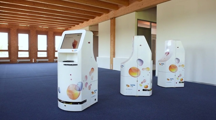 Роботизированные киоски саморегистрации для аэропортов