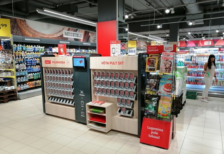 В Таллине открылся гипермаркет Rimi с системами самообслуживания