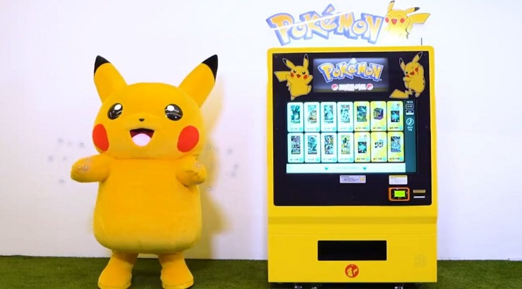 Первый вендинг автомат Pokemon TCG открыли в Южной Корее