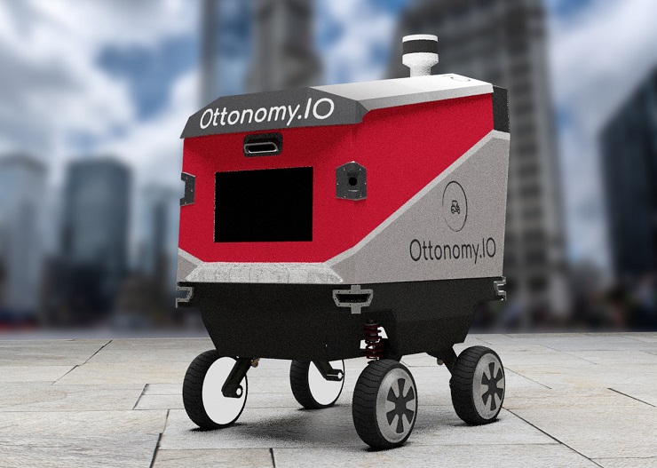 Робот-курьер Ottonomy готов обойти конкурентов