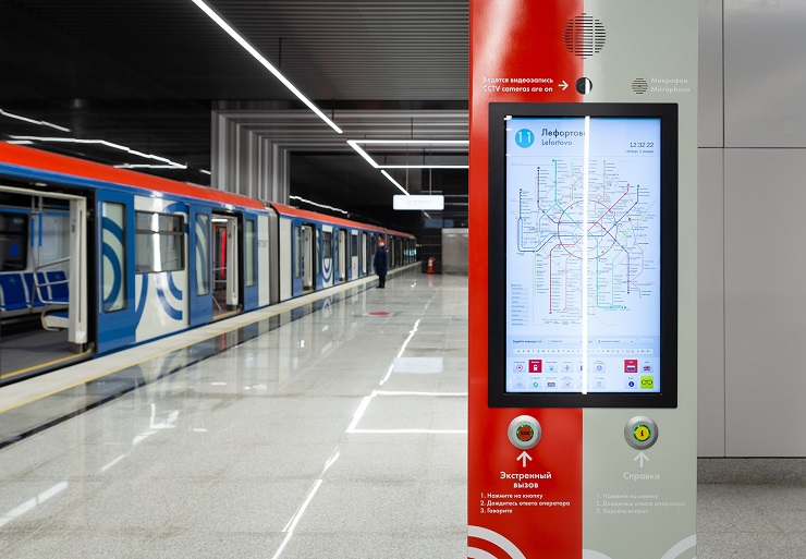 Московский метрополитен установит мультимедийные экраны с камерами