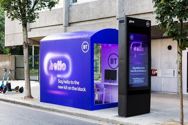 BT установит 300 новых уличных киосков Street Hub 2.0 по всей Великобритании