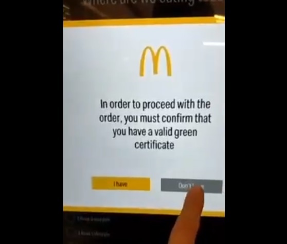 В Израиле терминалы McDonald