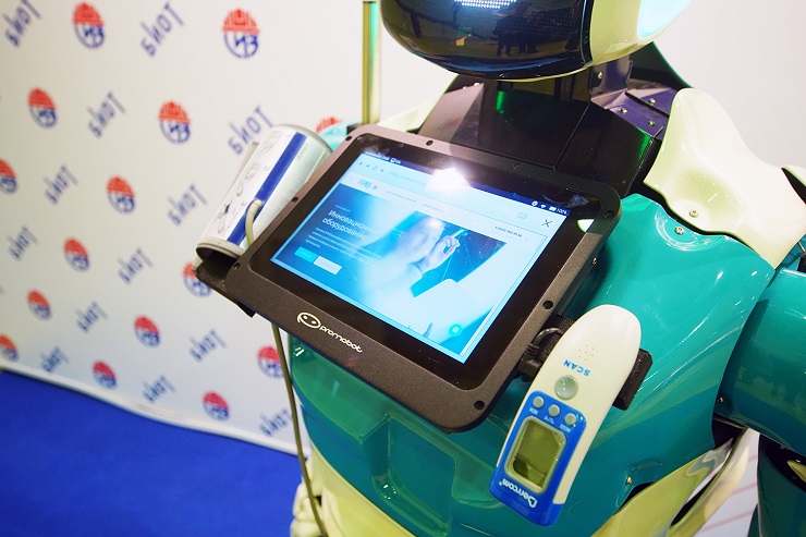 Российский робот проверит здоровье сотрудников предприятия «ЭСМОнд»