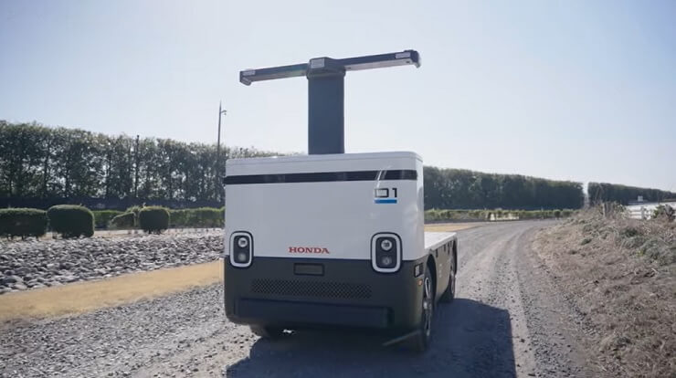 Honda представила роботизированный грузовик AWV 3.0