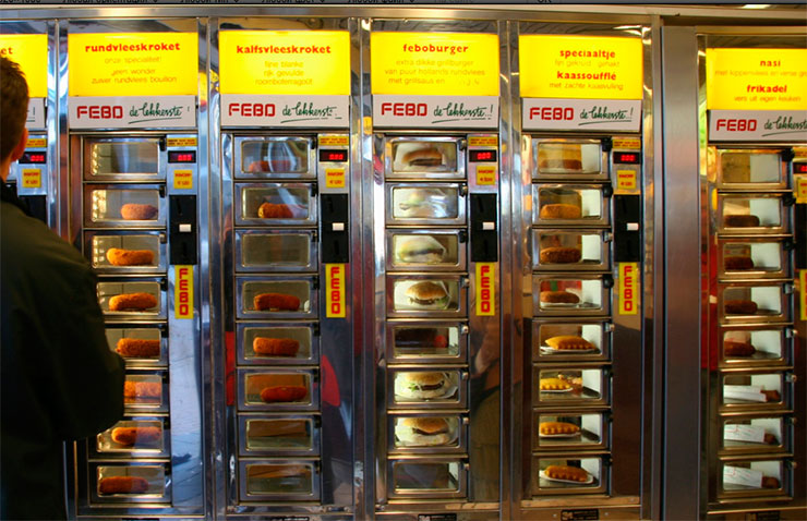 Торговые автоматы стали продавать полезную еду 
