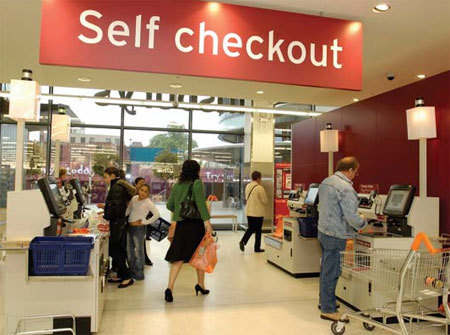 Мировой рынок касс самообслуживания (self-checkout) вырос на 24% в 2013г.