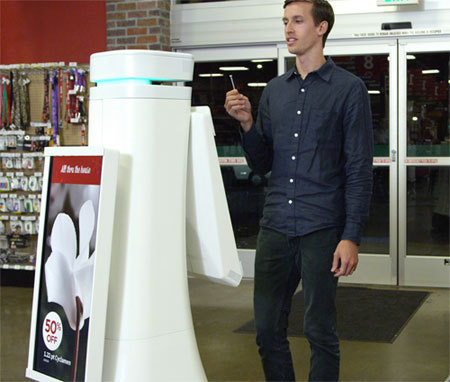 OSHbot — автономный розничный робот консультант