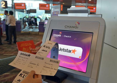 Аэропорт Changi в Сингапуре внедряет системы самообслуживания в залах вылета