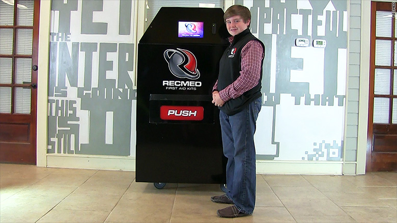 В США представили вендинг автомат RecMed  по продаже средств первой медицинской помощи