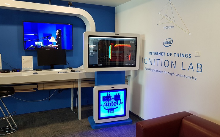 Intel использует интерактивные киоски для демонстрации новых технологий